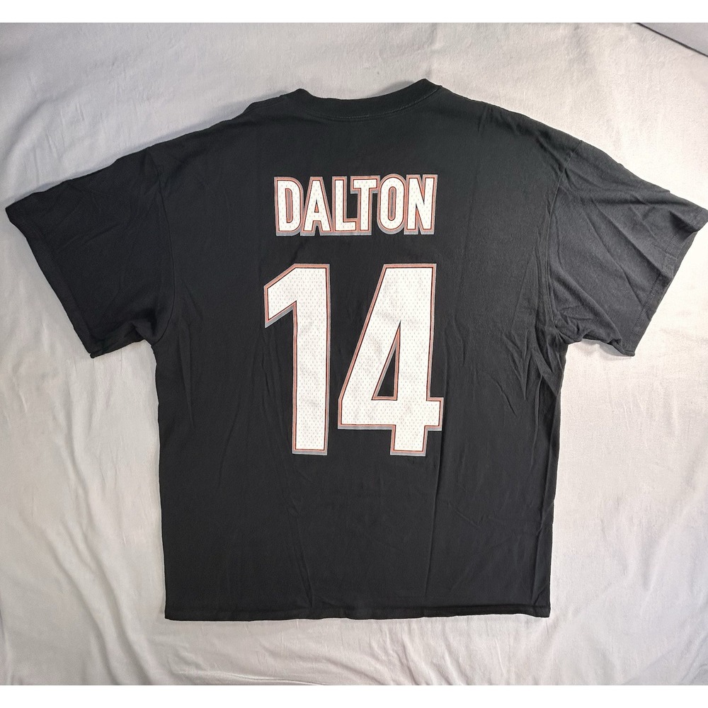 Majestic Cincinnati Bengals Dalton #14 T-shirt Men's XL NFL Football - Picture 7 of 9